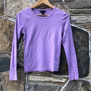 Long sleeve lilac tee